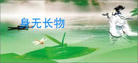 身无长物