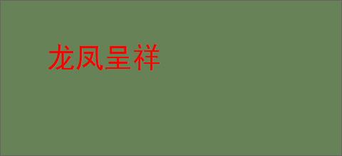 龙凤呈祥
