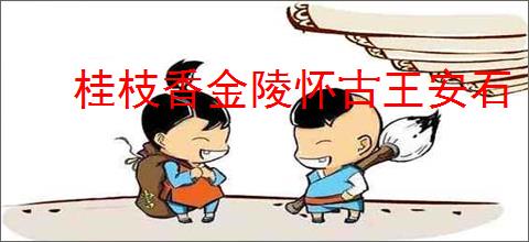 桂枝香金陵怀古王安石