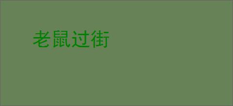 老鼠过街